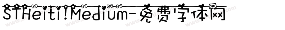 STHeiti Medium字体转换